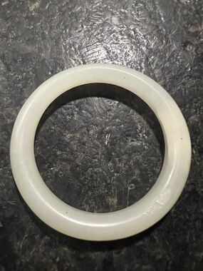 Baby pale green Jade bangle bracelet